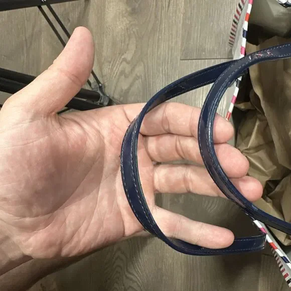 Kate Spade Par Avion Air Mail Tote Red White Blue Double Handle Shoulder Bag - Picture 8 of 10